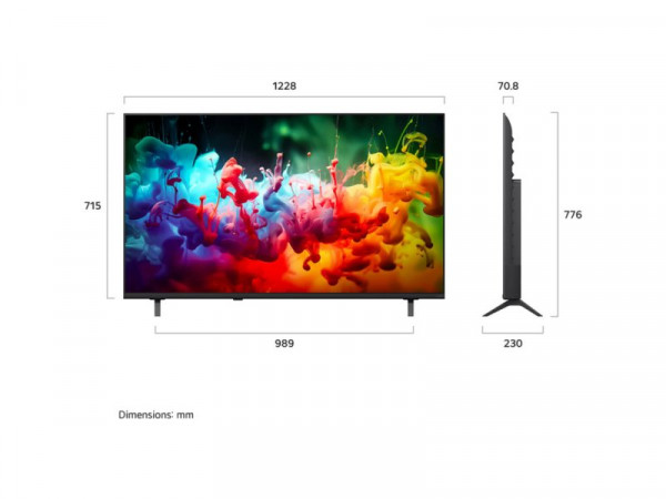 LG Televizor 55QNED71B3B QNED 55 inch 4K Ultra HD smart webOS 26 crna