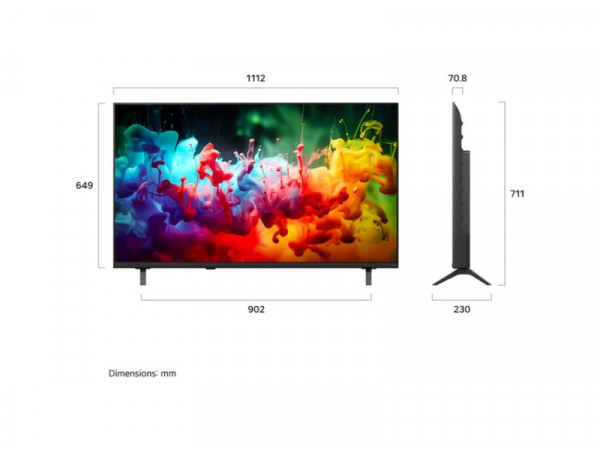 LG Televizor 50QNED71B3B QNED 50 inch 4K Ultra HD smart webOS 26 crna