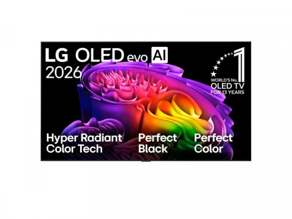 LG Televizor OLED55G61LW OLED 55 inch 4K Ultra HD smart webOS 26 crna