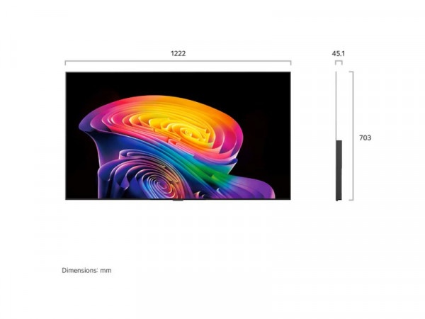 LG Televizor OLED55C61LA OLED 55 inch 4K Ultra HD smart webOS 26 crna