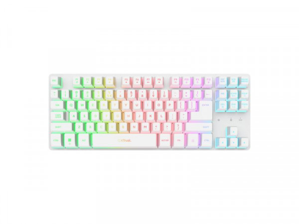 TRUST Tastatura GXT 831 Thado Wireless TKL set US bela