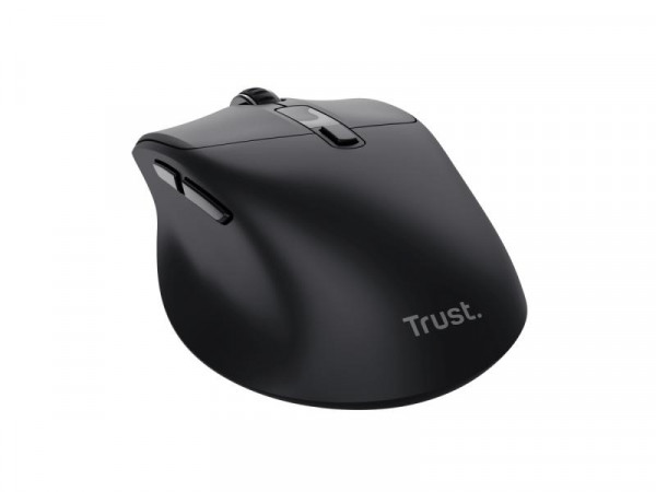 TRUST Miš ZEVO Ultra fast rech 3m 24d Multi mode crna