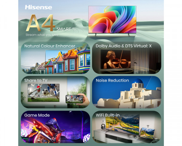 HISENSE 40 inča 40A4S LED FHD Smart TV 