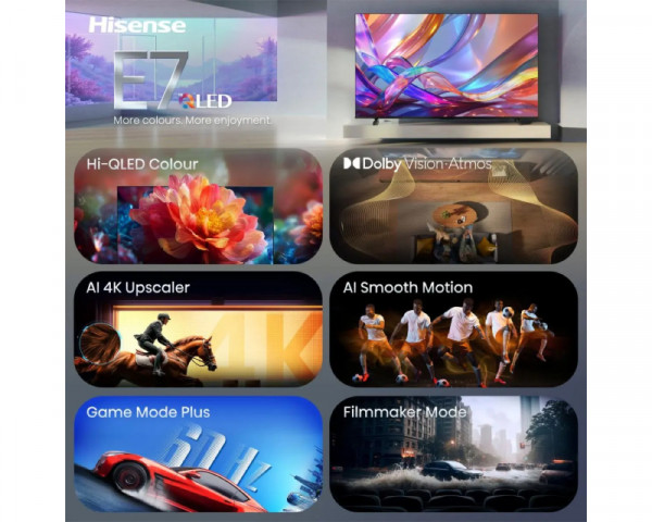 HISENSE 75 inča 75E7S Hi-QLED 4K UHD Smart TV 