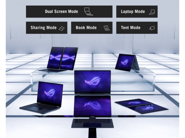 ASUS Laptop ROG Zephyrus Duo G16 GX651AX-SR103X W1P 2x 16 inch 3K OLED Touch U9 386H 64GB/2TB 5090 24GB EN