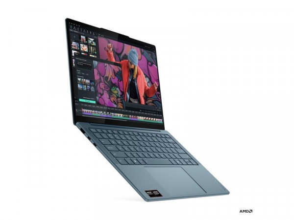 LENOVO Laptop Yoga Slim 7 14AKP10 DOS 14 inch WUXGA OLED Ryzen AI 7 345 32GB/1TB bklt srb bez ADP Tirkiz