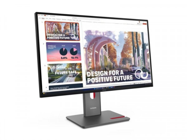 LENOVO Monitor ThinkVision P27QD-40 27 inch IPS 2560x1440 120Hz 4ms USB-B, USB-C 140W, USB-C, 4xUSB-A, HDMI