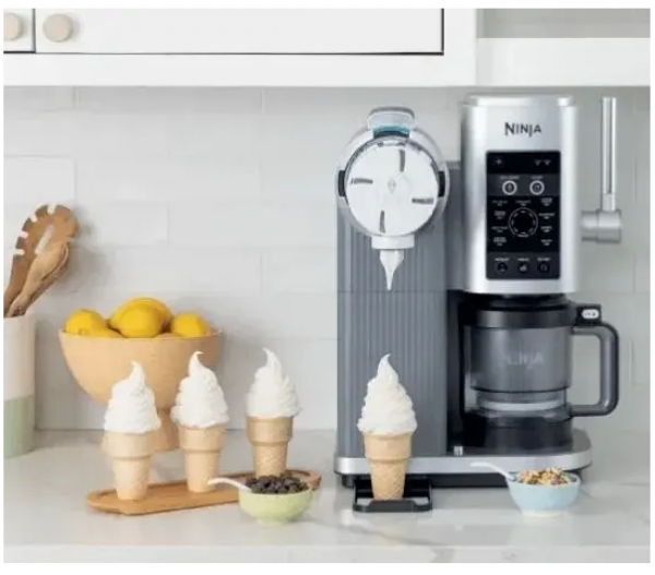 NINJA Aparat za sladoled NC701EU Creami&Swirl 13u1 800W siva