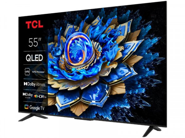 TCL Televizor 55T69C QLED 55 inch 4K UHD 60Hz Google TV crna