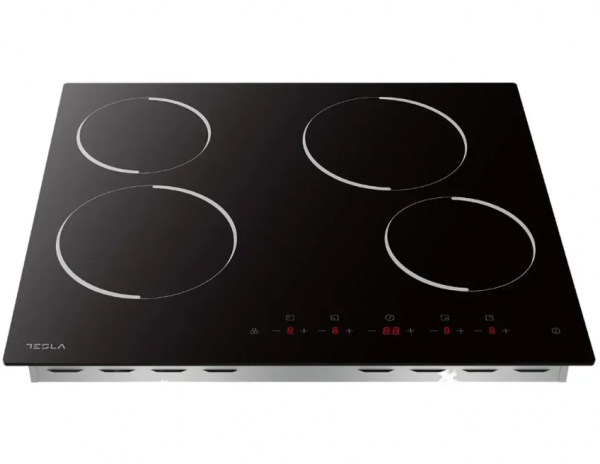 TESLA Ugradni set BO302MB+HV6401MB 65L 60cm Mechanical control keramicka ploca 59cm crna