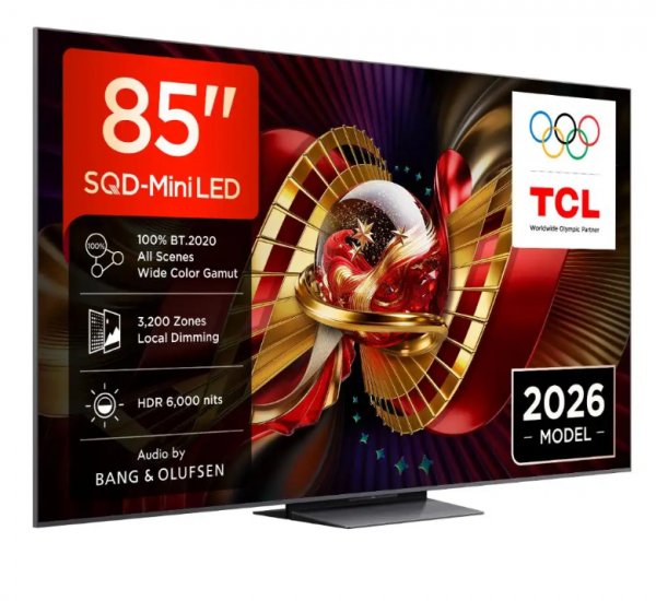 TCL Televizor 85C8L LED 85 inch 4K UHD 144Hz Google TV crna