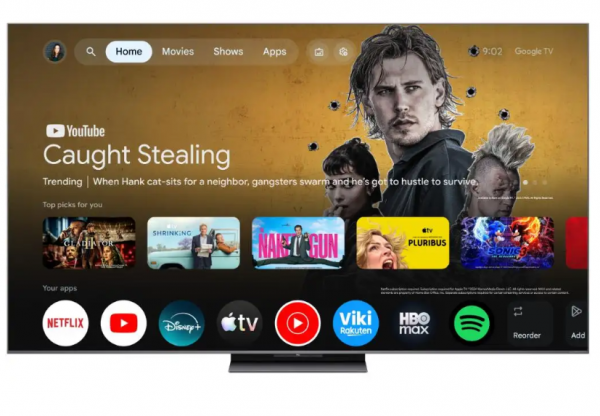TCL Televizor 85C8L LED 85 inch 4K UHD 144Hz Google TV crna
