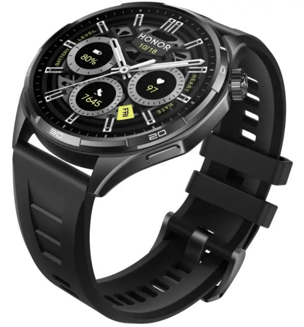 HONOR Pametni sat Watch 632MB+4GB silikonska narukvica crna