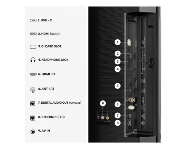 HISENSE 58 inča 58E6ST LED 4K UHD Smart TV