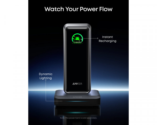 ANKER Prime baza za punjenje, 26750mAh, 150W, crna