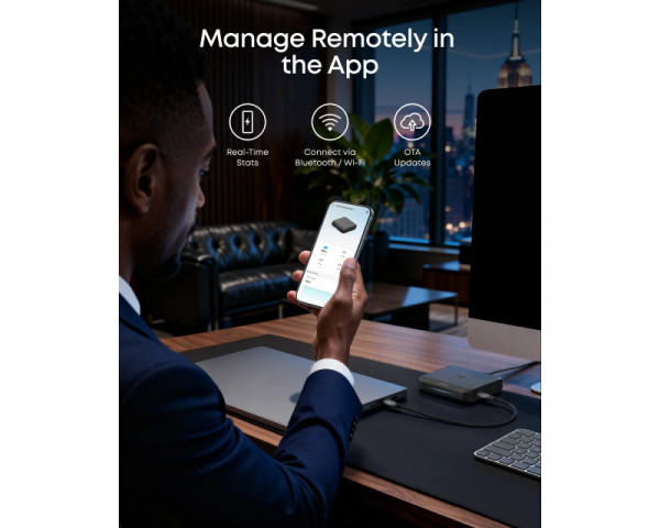 ANKER Prime baza za punjenje, 26750mAh, 150W, crna