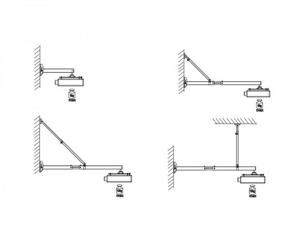 VEGA WMC 39-140 zidni nosač za Short Throw projektor