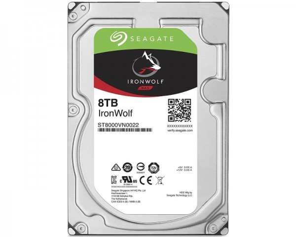 SEAGATE 8TB 3.5'' SATA III 256MB ST8000VN0022 IronWolf Guardian