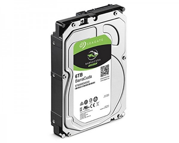 SEAGATE 6TB 3.5'' SATA III 256MB 5.400 ST6000DM003  Barracuda