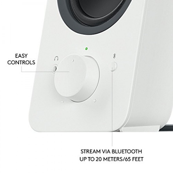 Logitech Z207 Bluetooth Speakers, White