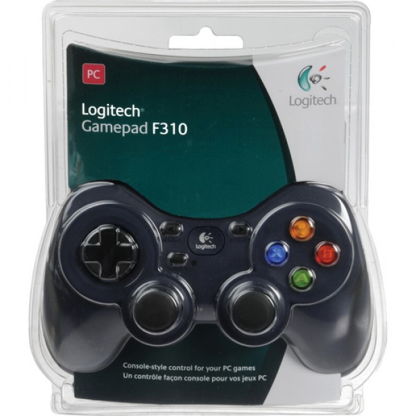 Logitech F310, Gamepad, USB, New