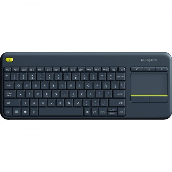 Logitech K400 Plus Wireless Touch Keyboard Black (US International)