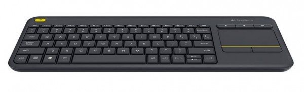 Logitech K400 Plus Wireless Touch Keyboard Black (US International)