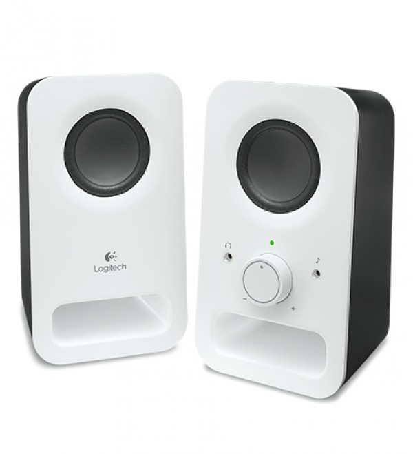 Logitech Z150 Multimedia Speakers, 2.0 System, White