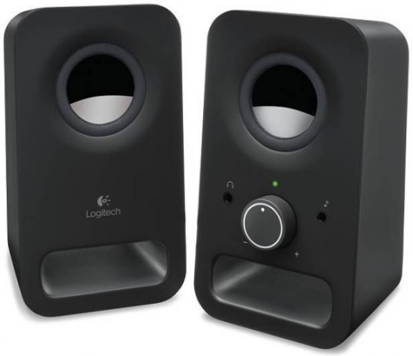 Logitech Z150 Multimedia Speakers, 2.0 System, Black