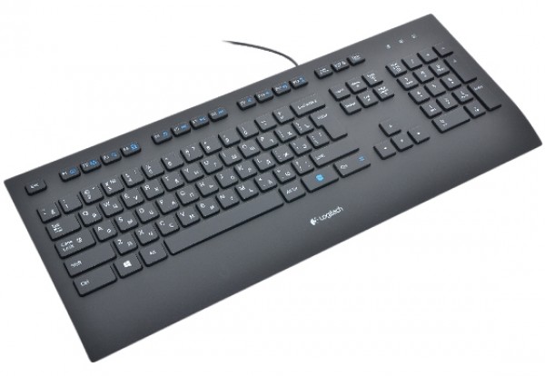 Logitech K280e Keyboard for Business US, Black, USB New