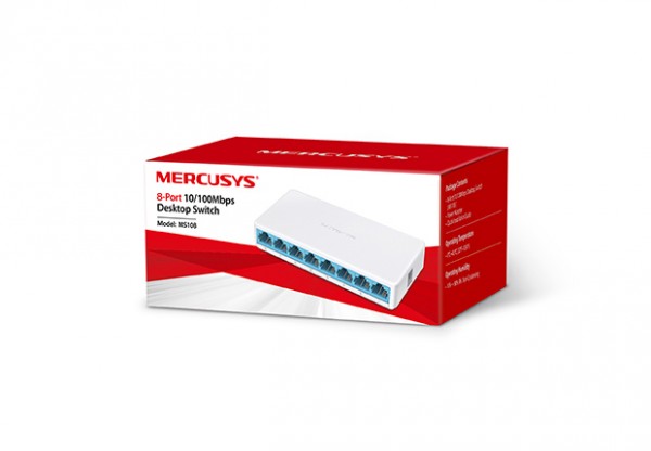 Mercusys MS108 8-port 10-100M mini Desktop Switch
