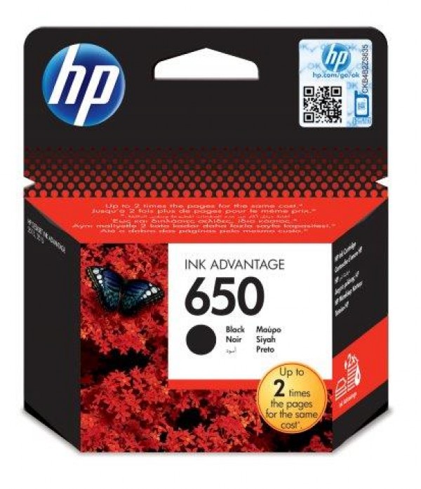 HP Kertridž CZ101AE 650 Black