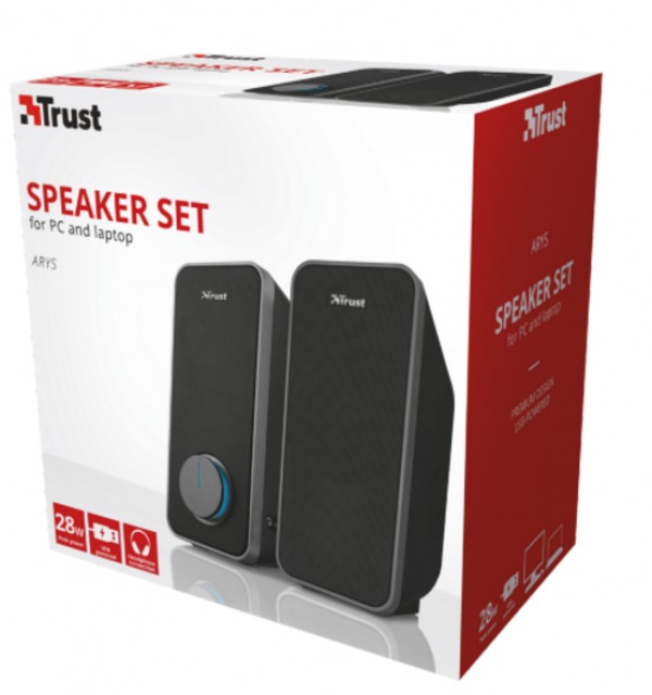 Trust Arys 2.0 speaker set crni