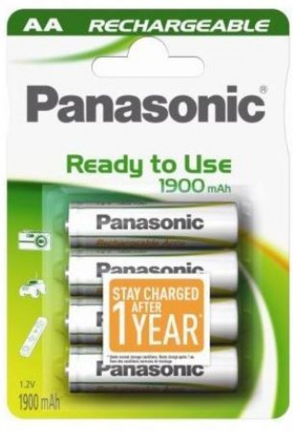 PANASONIC baterije HHR-3MVE4BC, 1900mAh, punj. Ready to use AA