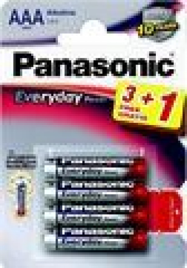 PANASONIC baterije LR03EPS4BP -AAA 4kom 3+1F Alkaline Everyday P