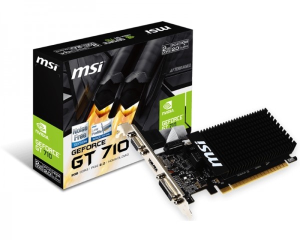 MSI nVidia GeForce GT 710 2GB 64bit GT 710 2GD3H LP