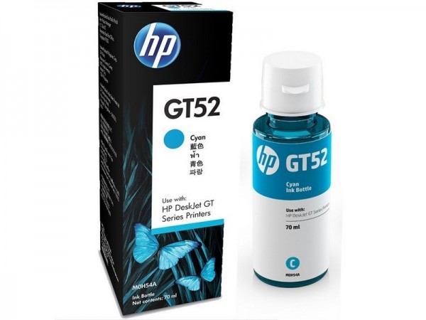 HP GT52 Cyan Original Ink Bottle- Cronos