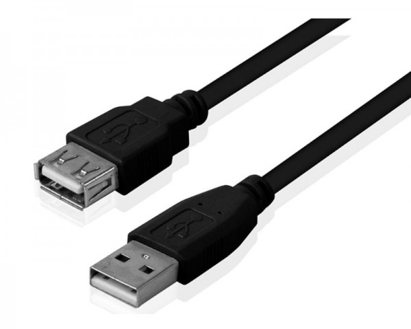 FAST ASIA Kabl USB A - USB A MF (produžni) 1.8m crni