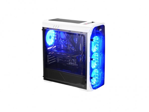 LC Power Gaming 988W-ON blue Typhoon White