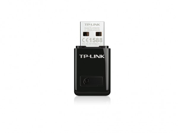 TP-LINK Wi-Fi USB Adapter 300Mbps Mini, 1xUSB 2.0, WPS dugme, 2xinterna antena