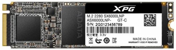 ADATA SSD M.2  256GB PCIe NVMe ASX6000LNP-256GT-C