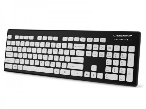 Esperanza ek130k usb tastatura bela vodootporna