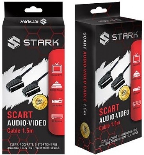 STARK audio kabl 3.5mm stereo na 2X3.5mm stereo 1.5m