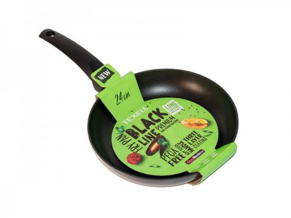 Tiganj Black Line duboki TEXELL TPBL-D24 24cm