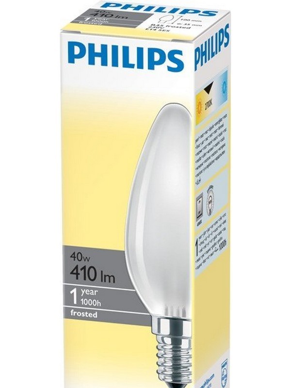 STANDARDNA SIJALICA E14-40W B35 SVEĆA MAT PS017