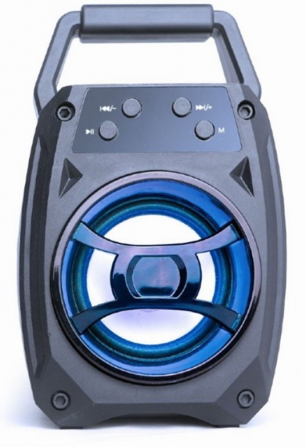 SPK-BT-14  Gembird Portable Bluetooth speaker 5W, FM, USB, SD, 3,5mm, LED black