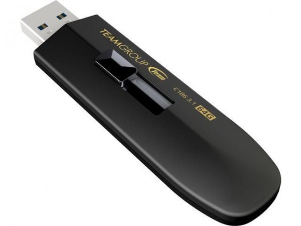 TeamGroup 64GB C186 USB 3.1 BLACK TC186364GB01