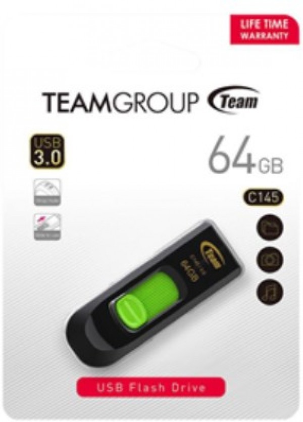 TeamGroup 64GB C145 USB 3.0 GREEN TC145364GG01