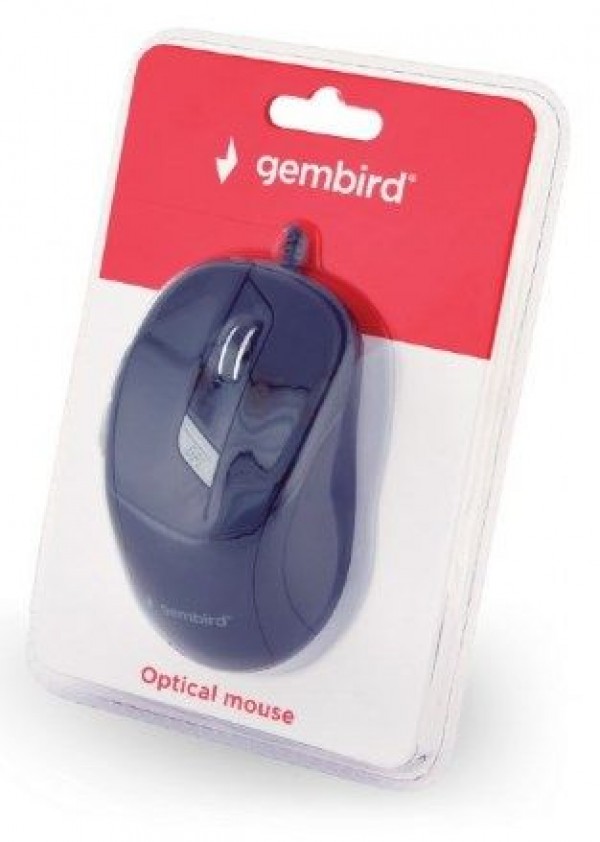 MUS-4B-02 Gembird Opticki mis 800-1200Dpi 4-button black USB