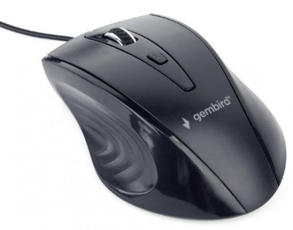 MUS-4B-02 Gembird Opticki mis 800-1200Dpi 4-button black USB